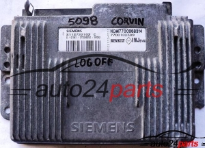 ECU ENGINE CONTROLLER RENAULT LAGUNA 2.0 SIEMENS S113722102C, S113722102 C, HOM7700868314 HOM 7700868314, 7700102309