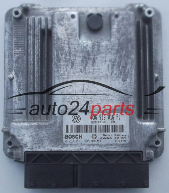 Μονάδα Ελέγχου Κινητήρα SEAT ALTEA 2.0 TDI BOSCH 0281011908,  03G906016FJ, EDC16U1