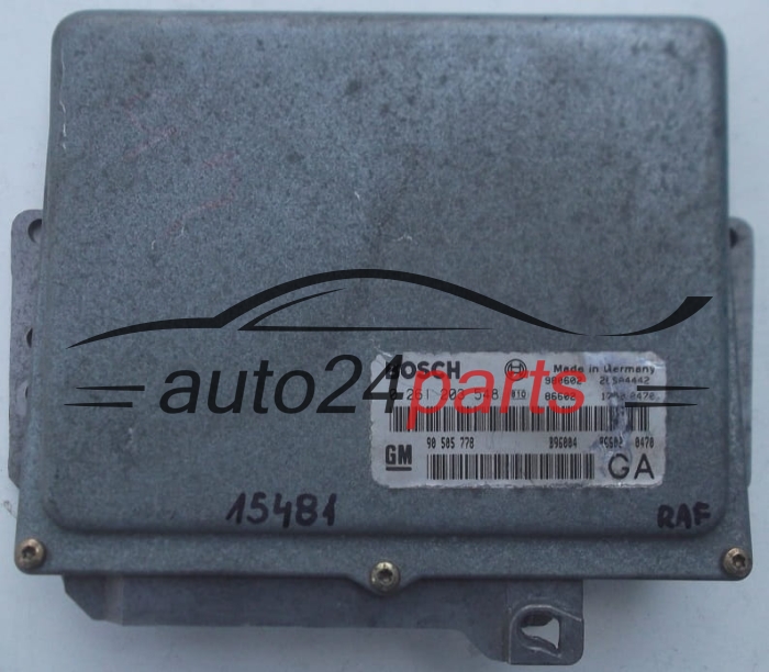 CENTRALITA DE MOTOR OPEL BOSCH 0 261 203 548, 0261203548, 90 505 778 GA, 90505778GA