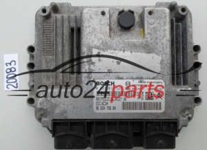 KOMPUTER STEROWNIK SILNIKA PEUGEOT 206 1.4 HDI BOSCH 0 281 012 528, 0281012528, 96 634 756 80, 9663475680, 9657699480 EDC16C34 -  