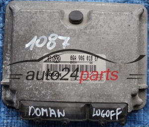 MOTORSTEUERGERÄT ECU STEUERGERÄT VW VOLKSWAGEN GOLF BORA 2.0 06A906018EF, BOSCH 0 261 206 324, 0261206324 