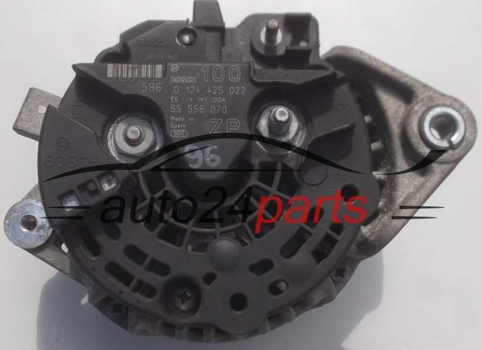Lichtmaschine OPEL ASTRA CORSA MERIVA ZAFIRA 1.6 1.8 BOSCH 0 124 425 022, 55 556 070 ZP