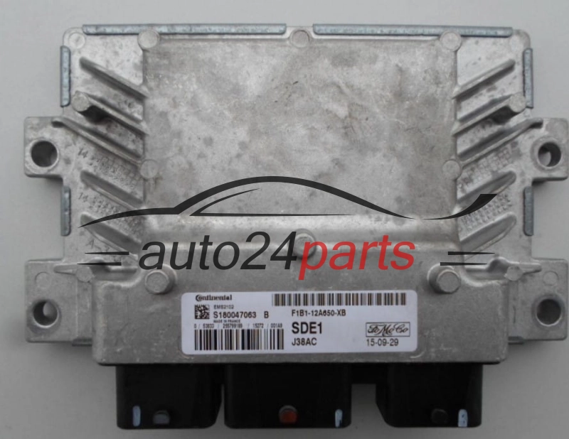 ECU CENTRALITA DE MOTOR  1.6 Continental S180047063 B,  FoMoCo F1B1-12A650-XB