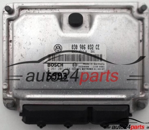 CALCULATEUR MOTEUR VW VOLKSWAGEN POLO 1.0 030906032CE, BOSCH 0 261 207 184, 0261207184, ME7.5.10 3541 