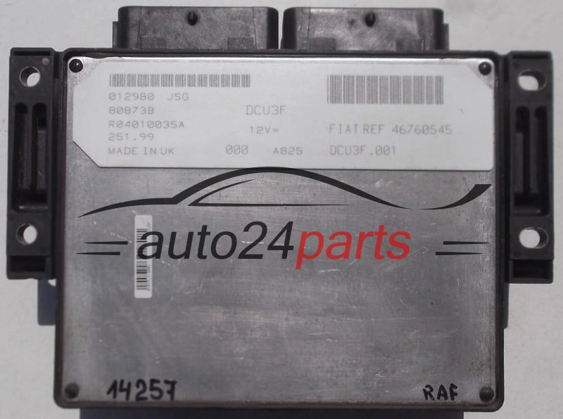 ECU CENTRALITA DE MOTOR FIAT PUNTO LUCAS R04010035A, 46760545