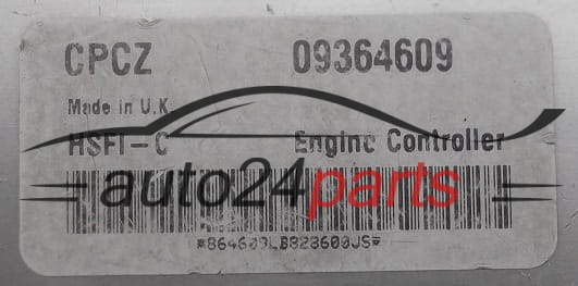 MOTORSTEUERGERÄT ECU STEUERGERÄT  OPEL  Delphi Delco 09364609 CPCZ