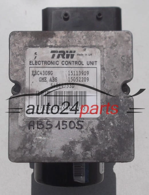 ABS CENTRALINA POMPA OPEL VECTRA C SIGNUM GM 12773671 TRW 15052209, 15113909