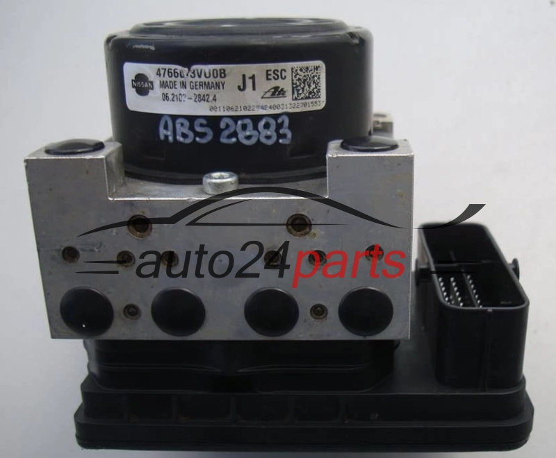 Abs pompa centralina NISSAN NOTE 476603VU0B, 06.2102-2842.4, 06210228424, 06.2109-6933.3, 06210969333