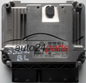 CALCULATEUR MOTEUR VW VOLKSWAGEN TOURAN 1.9 TDI 03G906021P, 03G 906 021 P, BOSCH 0 281 013 266, 0281013266, DIESEL EDC16U34 9021, 1039S15600