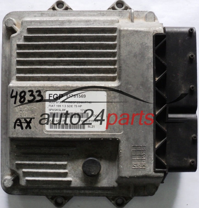Μονάδα Ελέγχου Κινητήρα FIAT GRANDE PUNTO 1.3 JTD MAGNETI MARELLI MJD 6F3.P7