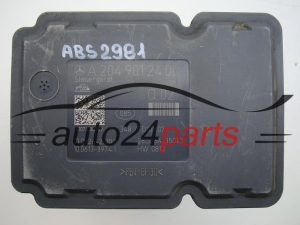 POMPE HYDRAULIQUE ET CALCULATEUR d'ABS MERCEDES W204 A 204 431 19 12, A2044311912, 10.0212-0415.4, 10021204154, A2049012400