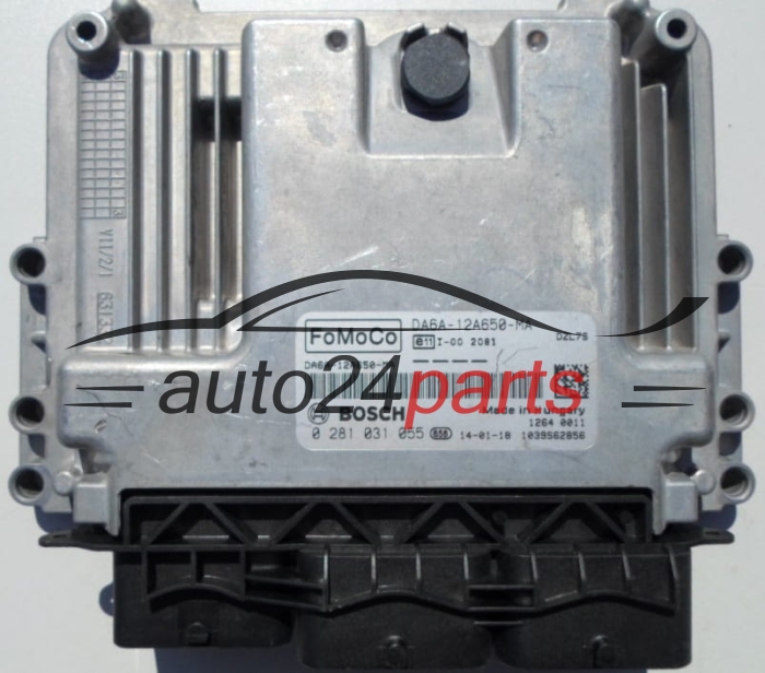 Μονάδα Ελέγχου Κινητήρα FORD FIESTA 1.5 TDCI BOSCH 0 281 031 055,  FoMoCo DA6A-12A650-MA