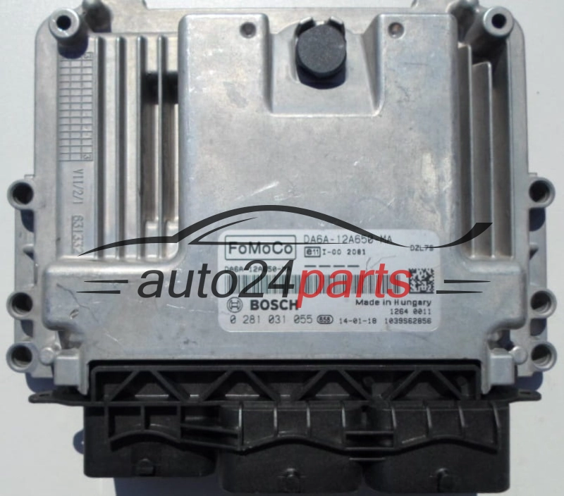 Μονάδα Ελέγχου Κινητήρα FORD FIESTA 1.5 TDCI BOSCH 0 281 031 055,  FoMoCo DA6A-12A650-MA