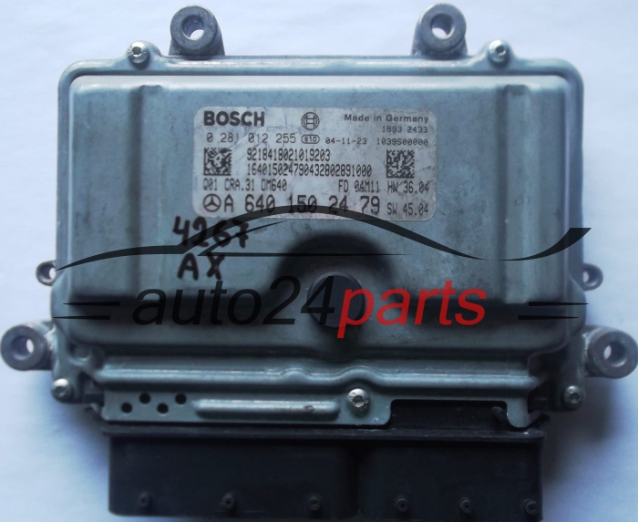 ECU ENGINE CONTROLLER MERCEDES W169 A180 1.8 CDI A6401502479