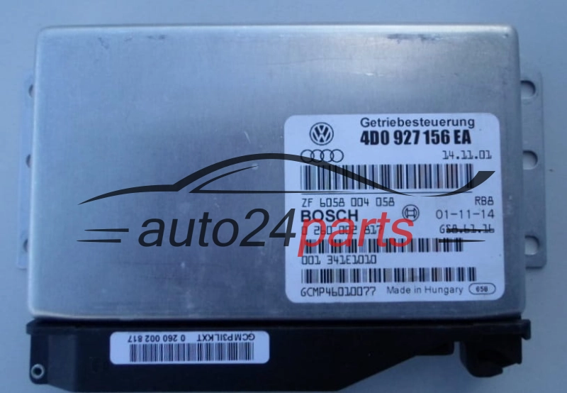 Boîte de vitesses automatique contrôleur AUDI VW VOLKSWAGEN BOSCH 0 260 002 817,  4D0 927 156 EA
