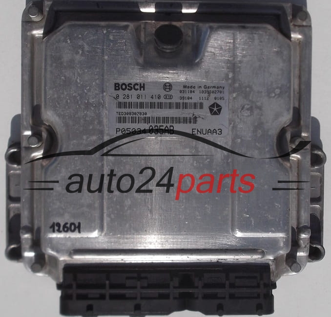 Μονάδα Ελέγχου Κινητήρα CHRYSLER CRUISER 2.2 CRD BOSCH 0 281 011 410, 0281011410, P05034035AB