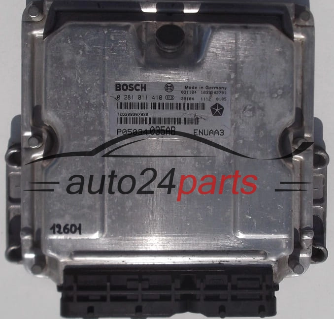 Μονάδα Ελέγχου Κινητήρα CHRYSLER CRUISER 2.2 CRD BOSCH 0 281 011 410, 0281011410, P05034035AB