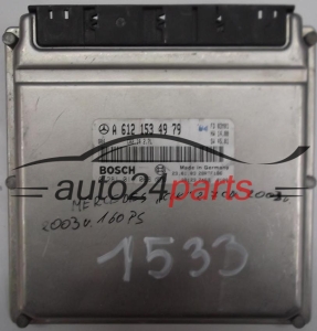ECU ENGINE CONTROLLER MERCEDES W203 CLK 270 CDI A6121534979, BOSCH 0281011068, 0 281 011 068, A 612 153 49 79, 6121534979 