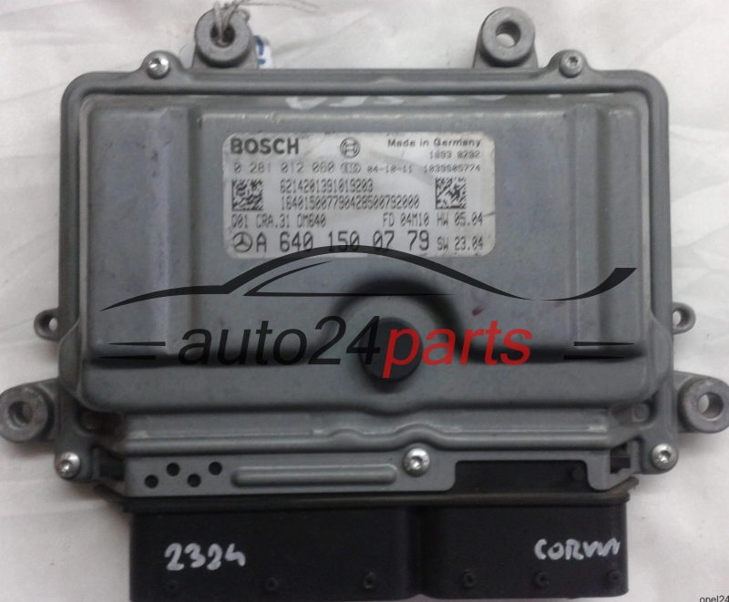 MOTORSTEUERGERÄT ECU STEUERGERÄT MERCEDES W168 A-KLASS A 180 CDI A6401500779