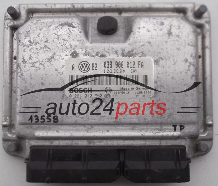 KOMPUTER STEROWNIK SILNIKA VW VOLKSWAGEN GOLF 1.9 TDI BOSCH 0 281 010 650, 0281010650, 038 906 012 FA, 038906012FA