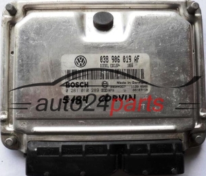 ΜΟΝΑΔΑ ΕΛΕΓΧΟΥ ΚΙΝΗΤΗΡΑ SKODA FABIA 1.9 TDI 038906019AF, BOSCH 0281010289, DIESEL EDC15P+ 1110 28SA4562