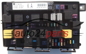 Scatola dei fusibili relè fusibile scatola BSI OPEL ASTRA H ZAFIRA B GM 13 250 232 KA, 13250232 KA, HELLA 5DK 009 464-30, 5DK009464-30, 5DK00946430