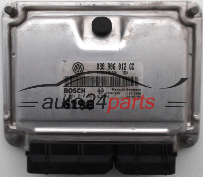 KOMPUTER STEROWNIK SILNIKA SKODA FABIA 1.9 SDI BOSCH 0 281 010 861, 0281010861, 038 906 012 GD, 038906012GD