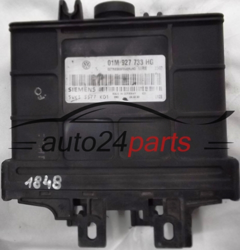 ECU AUTOMATIC GEARBOX SKODA OCTAVIA VW GOLF 1.6 01M927733HG, 01M 927 733 HG, SIEMENS 5WK3 3377 K01 5WK33377 