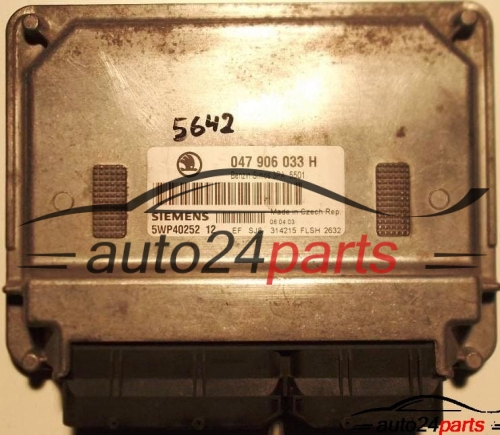 ΜΟΝΑΔΑ ΕΛΕΓΧΟΥ ΚΙΝΗΤΗΡΑ SKODA FABIA 1.4 MPI AME 047906033H, SIEMENS 5WP40252 12