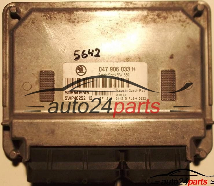ΜΟΝΑΔΑ ΕΛΕΓΧΟΥ ΚΙΝΗΤΗΡΑ SKODA FABIA 1.4 MPI AME 047906033H, SIEMENS 5WP40252 12