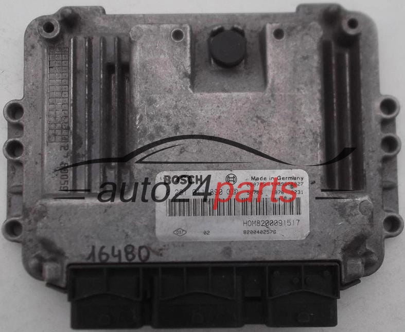 Μονάδα Ελέγχου Κινητήρα RENAULT OPEL NISSAN 2.5 DCI BOSCH 0 281 011 890, 0281011890, HOM8200091517