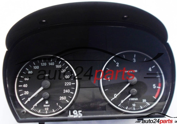 QUADRO STRUMENTI CRUSCOTTO CONTACHILOMETRI BMW E90 320 DIESEL JOHNSON CONTROLS 1025350-76, 102535076, 9 141 487-01, 914148701, IK914148701F