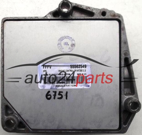ECU ENGINE CONTROLLER OPEL ASTRA H ZAFIRA B DELPHI DELCO 55562549 FFFV, 55562549FFFV, MT35E 2.3