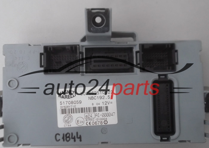 CENTRALKA MODUL BSI FIAT STILO 51708059, 501862510023 
