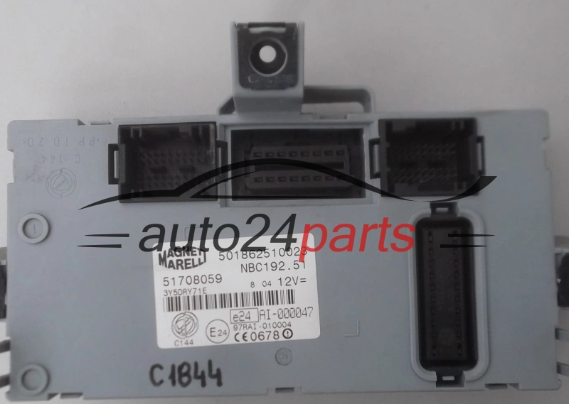 CENTRALKA MODUL BSI FIAT STILO 51708059, 501862510023 