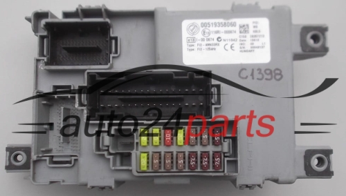SKRZYNKA BEZPIECZNIKÓW MODUL FIAT GRANDE PUNTO DELPHI 28357213, 00519358060