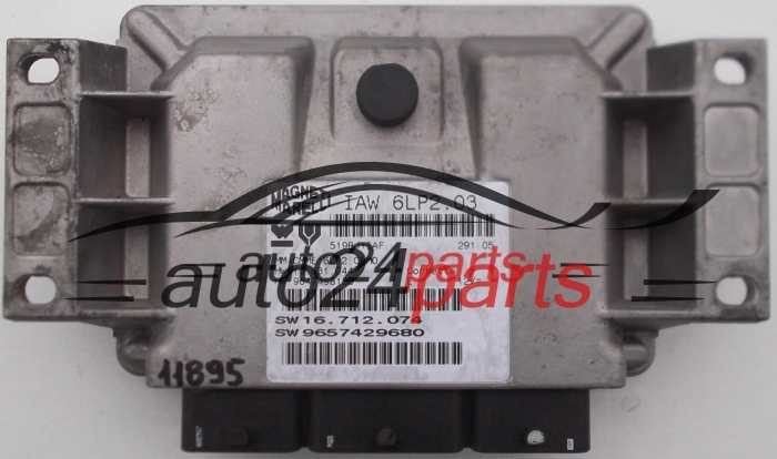 CENTRALINA DO MOTORE PEUGEOT 206 1.4 MAGNETI MARELLI IAW 6LP2.03