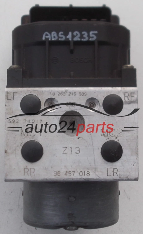 ABS  DAEWOO MATIZ CHEVROLET BOSCH 0 265 216 989, 0265216989, 96 457 018, 96457018