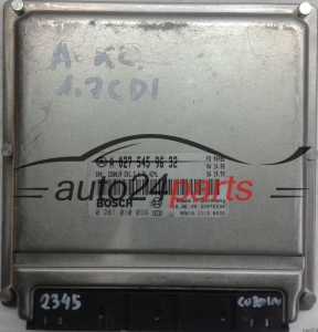ECU CENTRALITA DE MOTOR MERCEDES W168 A-KLASS 170 CDI A0275459632, 0275459632, A 027 545 96 32, BOSCH 0281010039, 0 281 010 039, Q04 ED0019 CR1.2