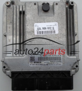 ECU CENTRALITA DE MOTOR  AUDI Q5 2.0 TDI BOSCH  0281015038,  03L906022Q, 03L906022B