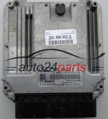 ECU CENTRALITA DE MOTOR  AUDI Q5 2.0 TDI BOSCH  0281015038,  03L906022Q, 03L906022B