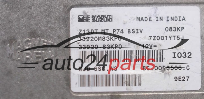 MOTORSTEUERGERÄT ECU STEUERGERÄT  SUZUKI  MAGNETI MARELLI MJD 6S3.W3