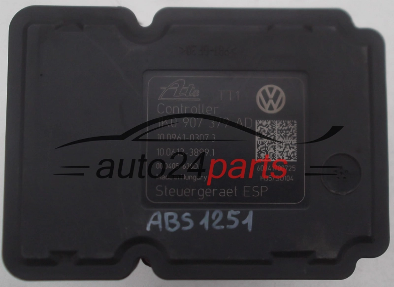 BOMBA HIDRAULICA Y CENTRALITA ABS VOLKSWAGEN SEAT SKODA 1K0 614 517 BD, 1K0614517BD, ATE 10.0212-0220.4, 10021202204, 1K0 907 379 AD, 1K0907379AD, ATE 10.0961-0307.3 