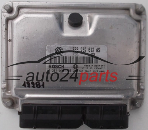 VW VOLKSWAGEN GOLF 1.9 TDI BOSCH 0 281 010 108, 0281010108, 038 906 012 AS, 038906012AS 