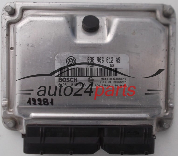 VW VOLKSWAGEN GOLF 1.9 TDI BOSCH 0 281 010 108, 0281010108, 038 906 012 AS, 038906012AS 