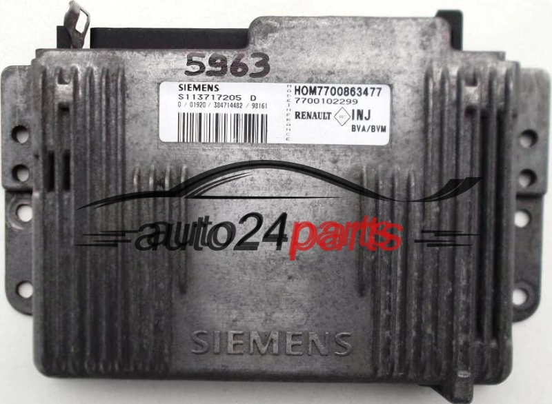 RENAULT LAGUNA 2.0, S113717205 B, S113717205B, HOM7700863477, 7700102299