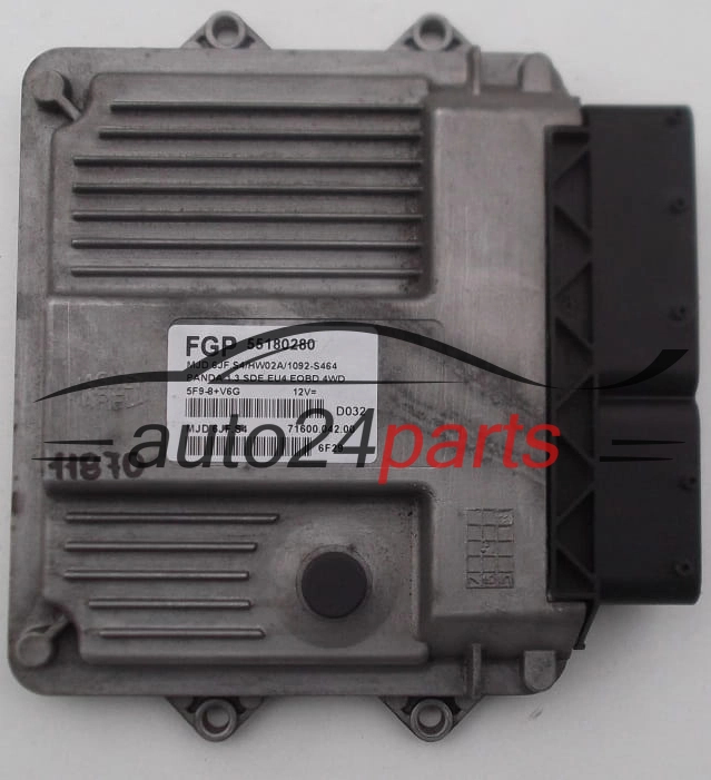 CENTRALINA MOTORE FIAT PANDA 1.3 JTD MAGNETI MARELLI MJD 6JF.S4, MJD6JFS4, FGP 55180280, 71600.042.00