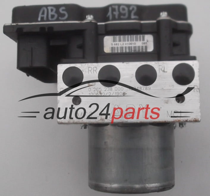 BOMBA HIDRAULICA Y CENTRALITA ABS OPEL MERIVA 1.7 CDTI BOSCH 0 265 238 000,  13348789, 0 265 950 820