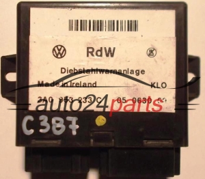 KOMFORTSTEUERGERÄT DIEBSTAHLWARNANLAGE VOLKSWAGEN 3A0953233C, 3A0 953 233 C 