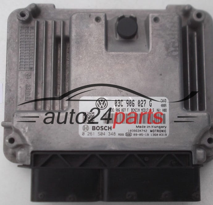 Μονάδα Ελέγχου Κινητήρα VOLKSWAGEN GOLF 1.4 TSI BOSCH 0 261 S04 348,  03C 906 027 G